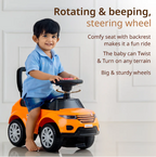 LuvLap Starlight Ride on & Car for Kids with Music & Horn Steering, Push Car for Baby with Backrest, Safety Guard, Under Seat Storage & Big Wheels, Ride on for Kids 1 to 3 Years Upto 20 Kgs