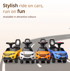 LuvLap Starlight Ride on & Car for Kids with Music & Horn Steering, Push Car for Baby with Backrest, Safety Guard, Under Seat Storage & Big Wheels, Ride on for Kids 1 to 3 Years Upto 20 Kgs