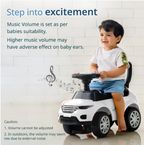 LuvLap Starlight Ride on & Car for Kids with Music & Horn Steering, Push Car for Baby with Backrest, Safety Guard, Under Seat Storage & Big Wheels, Ride on for Kids 1 to 3 Years Upto 20 Kgs