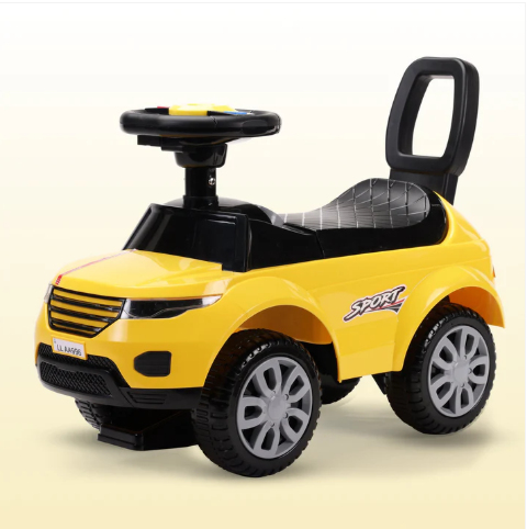 LuvLap Starlight Ride on & Car for Kids with Music & Horn Steering, Push Car for Baby with Backrest, Safety Guard, Under Seat Storage & Big Wheels, Ride on for Kids 1 to 3 Years Upto 20 Kgs