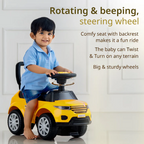 LuvLap Starlight Ride on & Car for Kids with Music & Horn Steering, Push Car for Baby with Backrest, Safety Guard, Under Seat Storage & Big Wheels, Ride on for Kids 1 to 3 Years Upto 20 Kgs