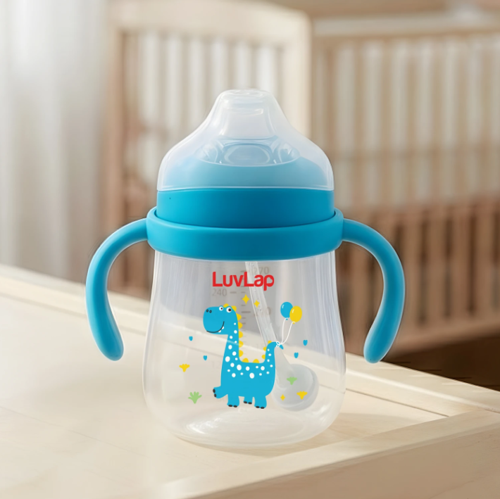 Luvlap Star Spout Sipper For Kids with Twin Handles , 270 ML