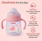 Luvlap Star Spout Sipper For Kids with Twin Handles , 270 ML