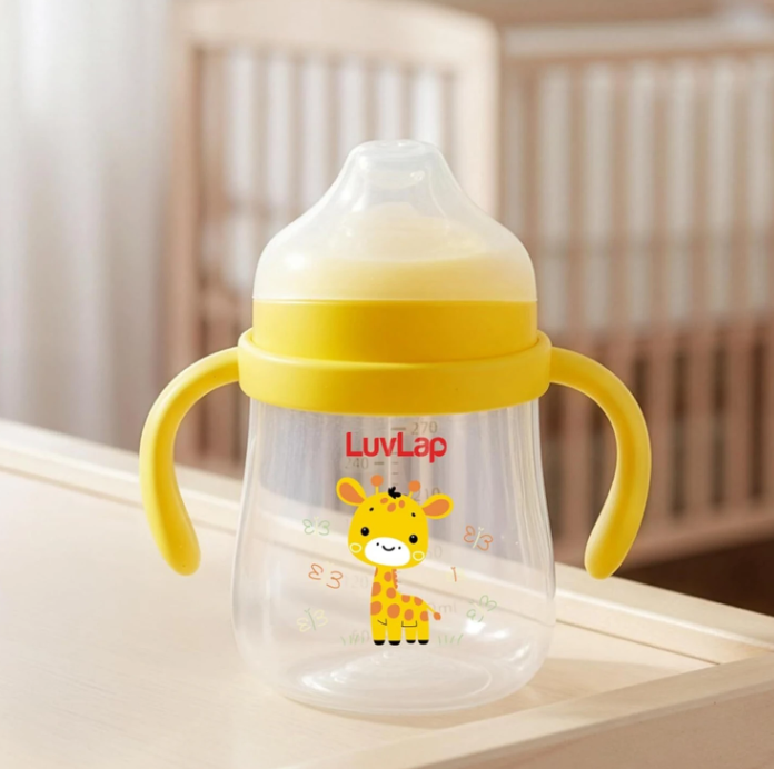 Luvlap Star Spout Sipper For Kids with Twin Handles , 270 ML