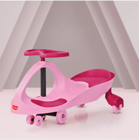 LuvLap Sunshine Swing Car for Kids, Comfortable Seats & Durable, Smooth Wheels, Baby Car, Magic Toy, Push Ride On, 3+ Years, Birthday Gift for Baby Boys & Girls
