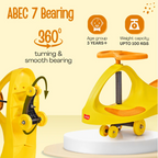 LuvLap Sunshine Swing Car for Kids, Comfortable Seats & Durable, Smooth Wheels, Baby Car, Magic Toy, Push Ride On, 3+ Years, Birthday Gift for Baby Boys & Girls