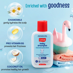 LuvLap Milky Soft Baby Shampoo - 100ml, Tear Free Formula, with Milk Protein, Vitamin E & Coconut Oil, Shea Butter & Chamomile, Gentle Care for Baby's Soft Hair, No Paraben, Dermatologically Tested