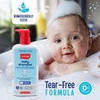 LuvLap Milky Soft Baby Shampoo - 400ml, Tear Free Formula, with Milk Protein, Vitamin E & Coconut Oil, Shea Butter & Chamomile, Gentle Care for Baby's Soft Hair, No Paraben, Dermatologically Tested