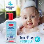 LuvLap Milky Soft Baby Shampoo - 600ml, Tear Free Formula, with Milk Protein, Vitamin E & Coconut Oil, Shea Butter & Chamomile, Gentle Care for Baby's Soft Hair, No Paraben, Dermatologically Tested