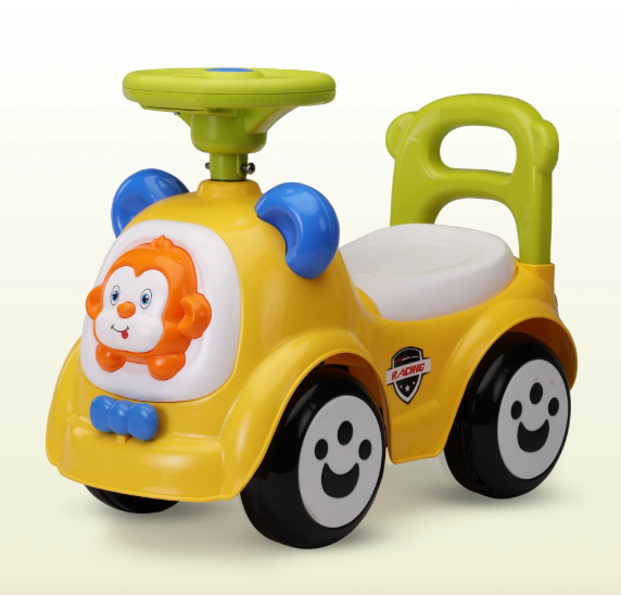 Sunny Ride on & Car for Kids with Music & Horn Steering, Push Car for Baby with Backrest, Safety Guard, Under Seat Storage & Big Wheels, Ride on for Kids 1 to 3 Years Upto 20 Kgs