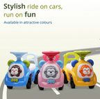Sunny Ride on & Car for Kids with Music & Horn Steering, Push Car for Baby with Backrest, Safety Guard, Under Seat Storage & Big Wheels, Ride on for Kids 1 to 3 Years Upto 20 Kgs