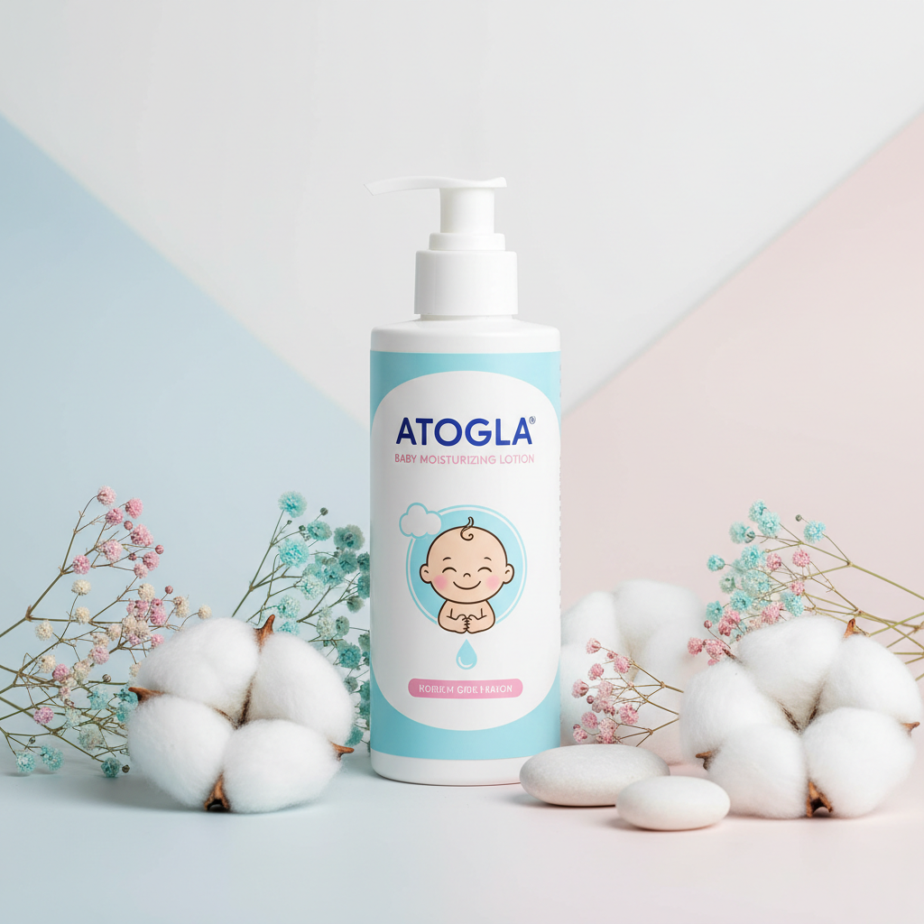 Atogla Baby Moisturizing Lotion bottle