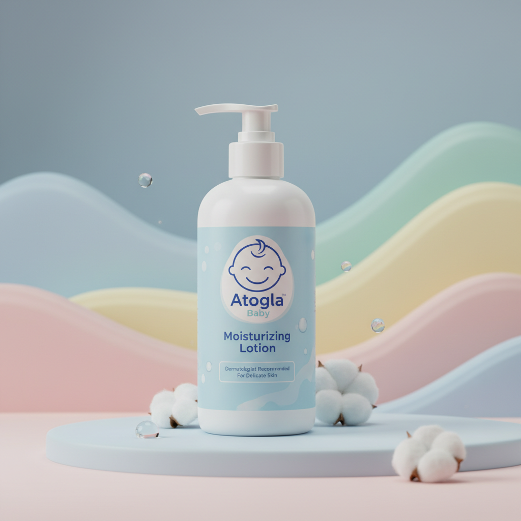 Atogla Baby Moisturizing Lotion bottle